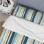 Coastal Simplicity - Ensemble de housse de couette à rayures - Polyester en microfibre-233271601