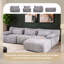 MIMO Oversized 2-Seat Modular Sectional Sofa-1961190370