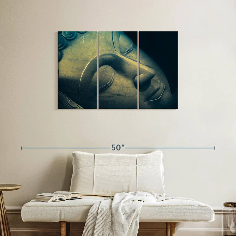 Adella Detailed Sleeping Buddha, 24" H x 38" W