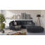 Scandinavian Corner Sofa with Footstool-290818858-290818857