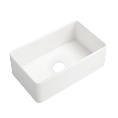 Évier de cuisine à tablier frontal L 24 po x l 18 po