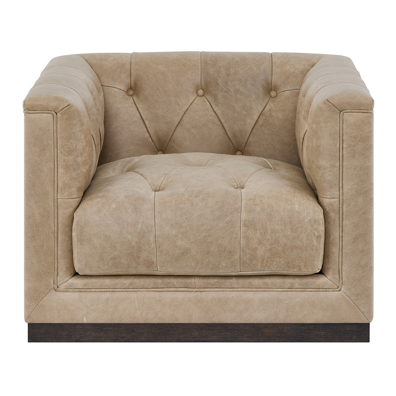 Curated Swivel Armchair, Cream
