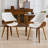 Modern Upholstered Kitchen Wood Dining Room Chairs Side Chairs-599750282