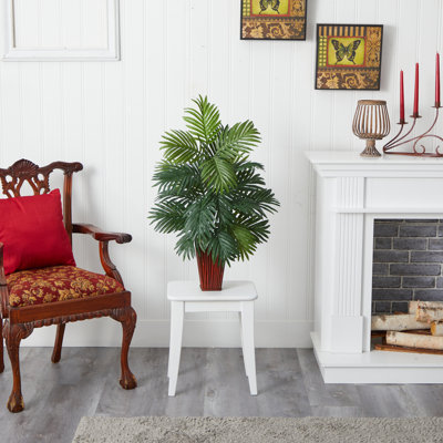Palmier Areca avec vase en bambou