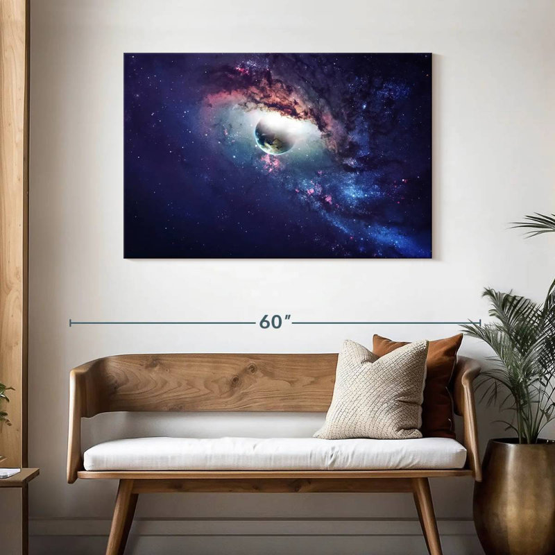 Oberle Earth Inside Nebula, 30" H x 45" W