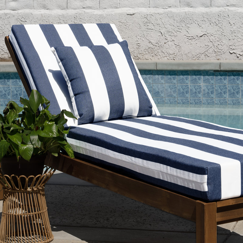 Square Toss Pillow Striped Throw Pillow, Blue/Gray/Aqua