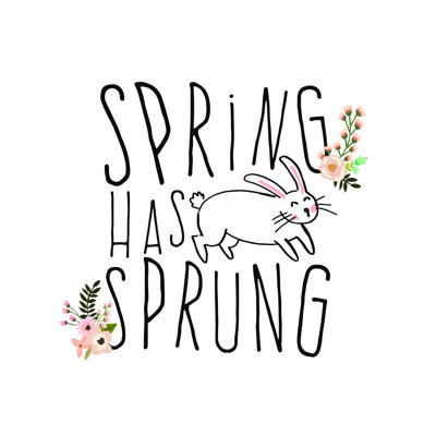 «Spring Has Sprung Florals», reproduction sur toile tendue