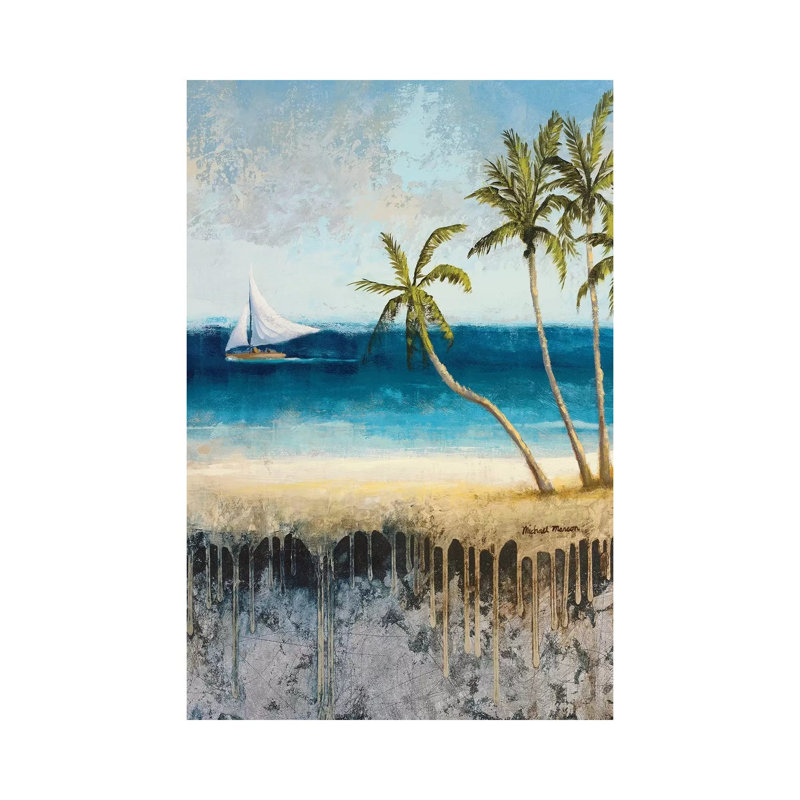 Atlantic Dream II by Michael Marcon - Wrapped Canvas Painting, 20.32 cm H x 30.48 cm W