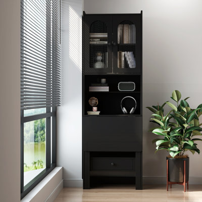 Desk Cabinet with shelf and drawer Multi-Function Home Office Workstation
