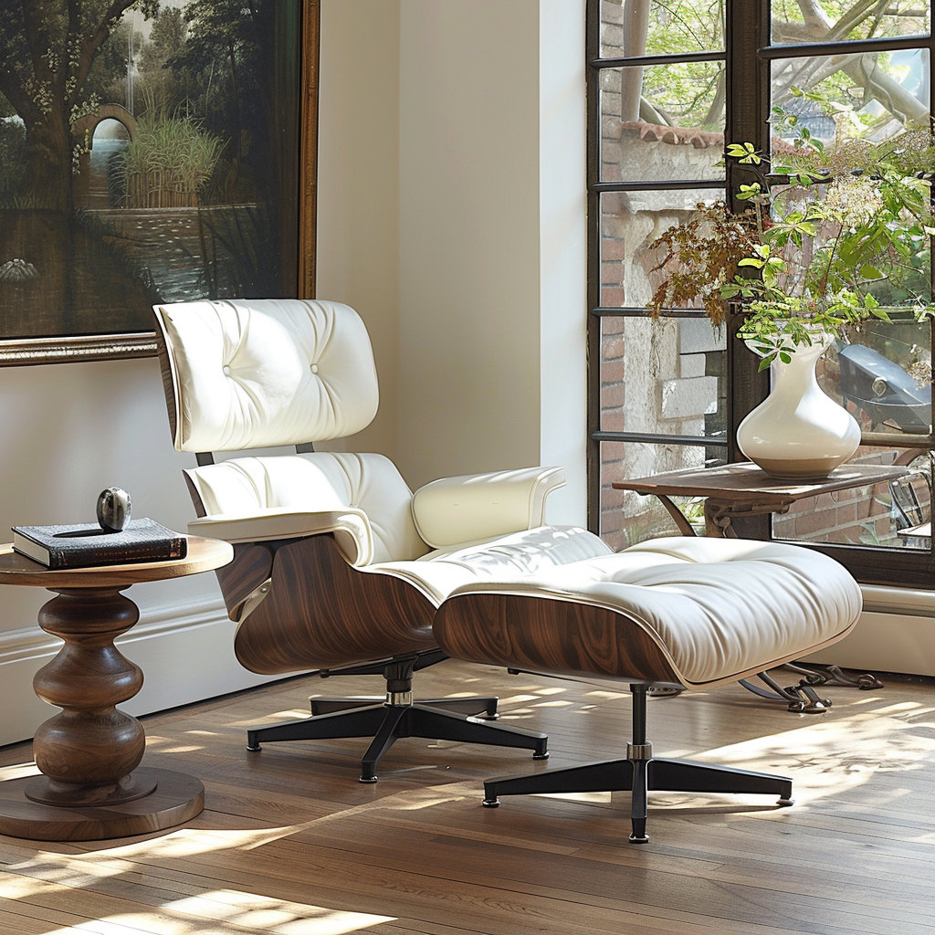 Corrigan Studio® Marshalene Genuine Leather Top Grain Leather Chaise