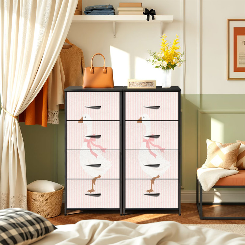 Commode de rangement verticale 4 tiroirs