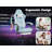 Ergonomic Gaming Chair With Footrest And Lumbar Support, Blue And White, For Comfortable And Adjustable Seating