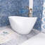 Baignoire de trempage autoportante en acrylique 67 po. X 29,5 po.
