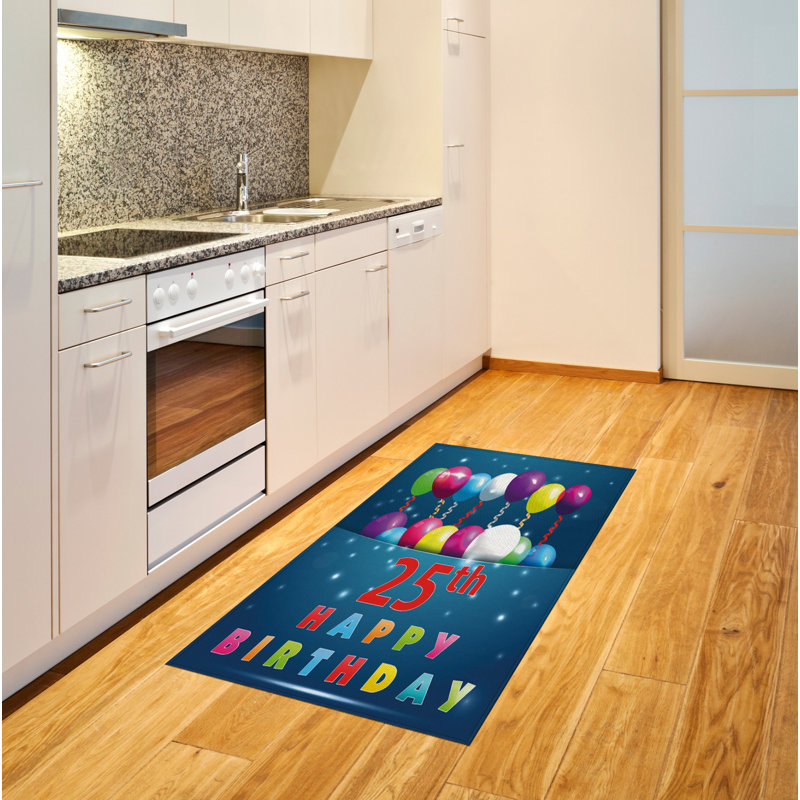 Tapis décoratif coloré en fibres de polyester à haute densité, Rectangle 2 pi 7 po x 5 pi