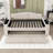 Wood Upholstered Daybed with Integrated Bluetooth Audio System, Storage Armrests and Trundle-925645984-925645985