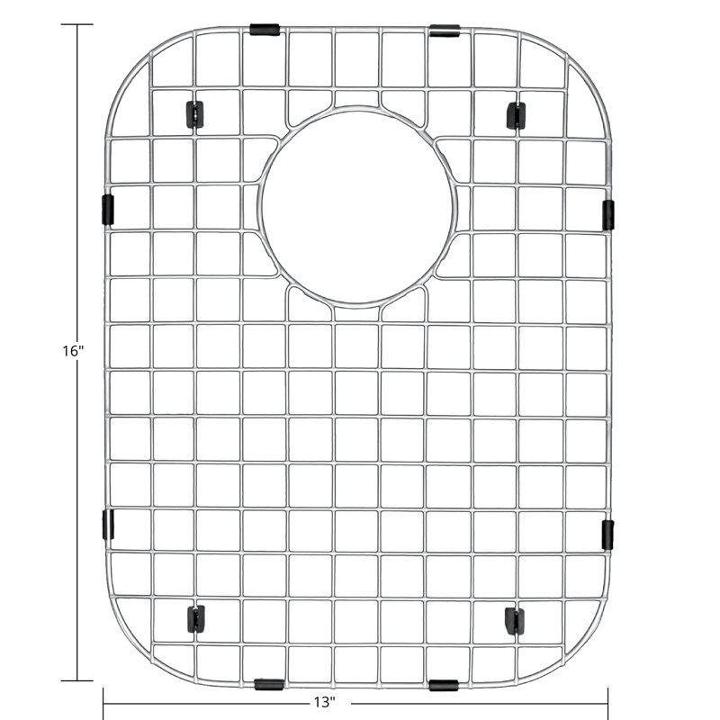 Stainless Steel 13" x 16" Sink Bottom Grid