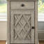 Table de bout Farmhouse avec station de charge - Table d'appoint étroite et table de chevet avec tiroir, armoire de rangement-1738644735