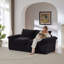Canapé moderne en velours côtelé, peut être librement combiné et offre une expérience d'assise confortable-1717501608