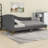 Upholstered Daybed With Headboard And Armrest-1483210685