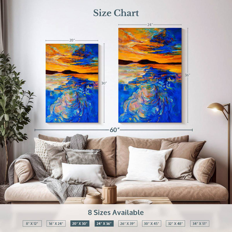 Avery Sky Reflection, 36" H x 24" W