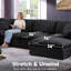 Canapé modulaire réversible en coin Shariff-444978985