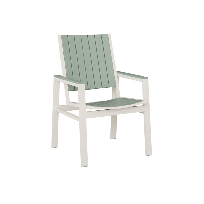 Vida Outdoor Dining Armchair, Seafoam