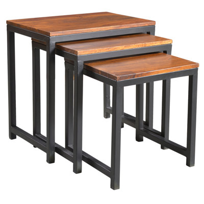 Brumbaugh Solid Wood Top Nesting Tables