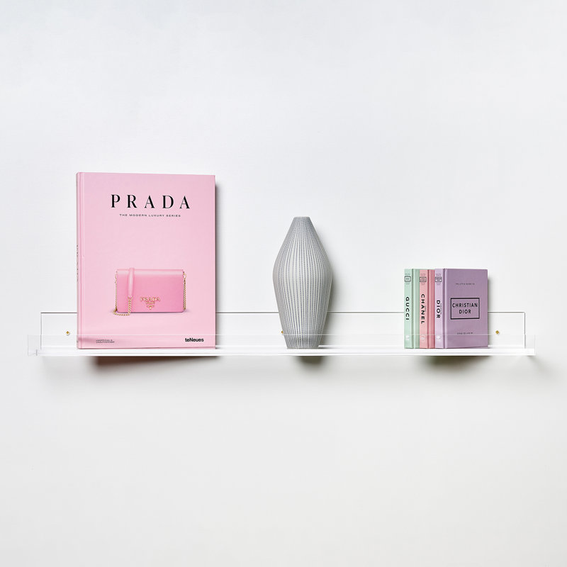 Acrylic Statement Shelf, 36" Acrylic Statement Shelf