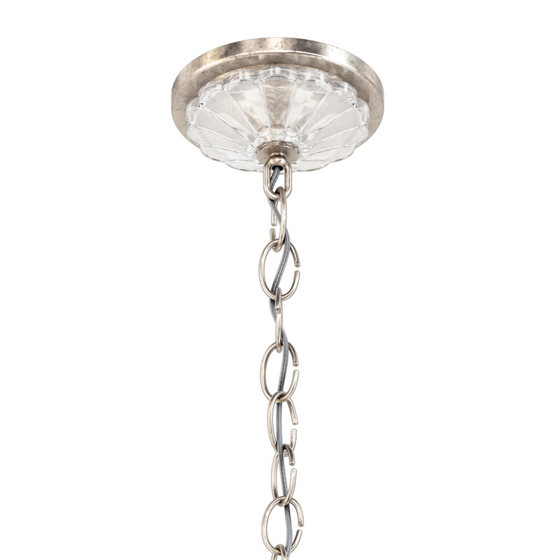 Bagatelle 11 - Light Chandelier, Antique Silver, Spectra Crystal Clear