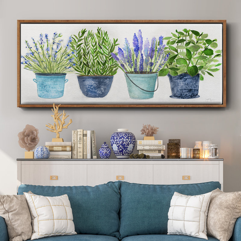 Collection Fresh Herb - toile encadrée, H 12 po x l 30 po