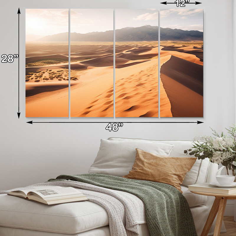 Ensemble de 4 décorations murales Colorado Wild Landscape I
