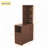 End Table with Drawers, Corner Table with Open Shelves, Tall Side Table for Bedroom and Corne