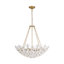 Lustre en cristal à 6 lumières Luxury