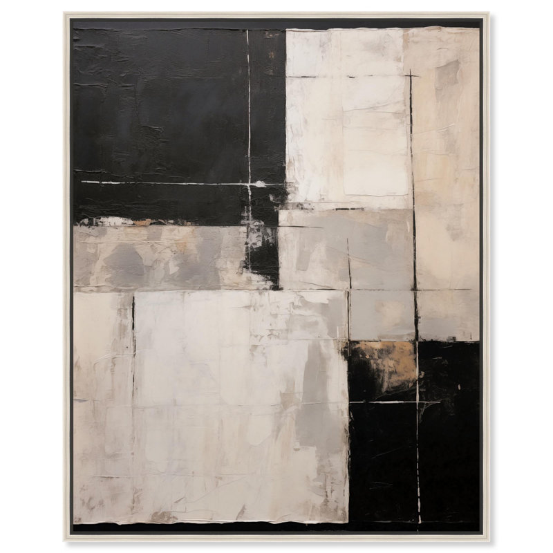 «Deeps of Silence», toile moderne par Art Remedy, H 21 po x l 17 po, Encadrement argenté