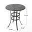 Table de bar en fonte d'aluminium