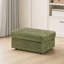 Repose-pieds surdimensionné en velours côtelé de 40 po, repose-pieds rembourré avec rangement dissimulé, repose-pieds capitonné moelleux pour salon, chambre à coucher, appartement et bureau-136326589
