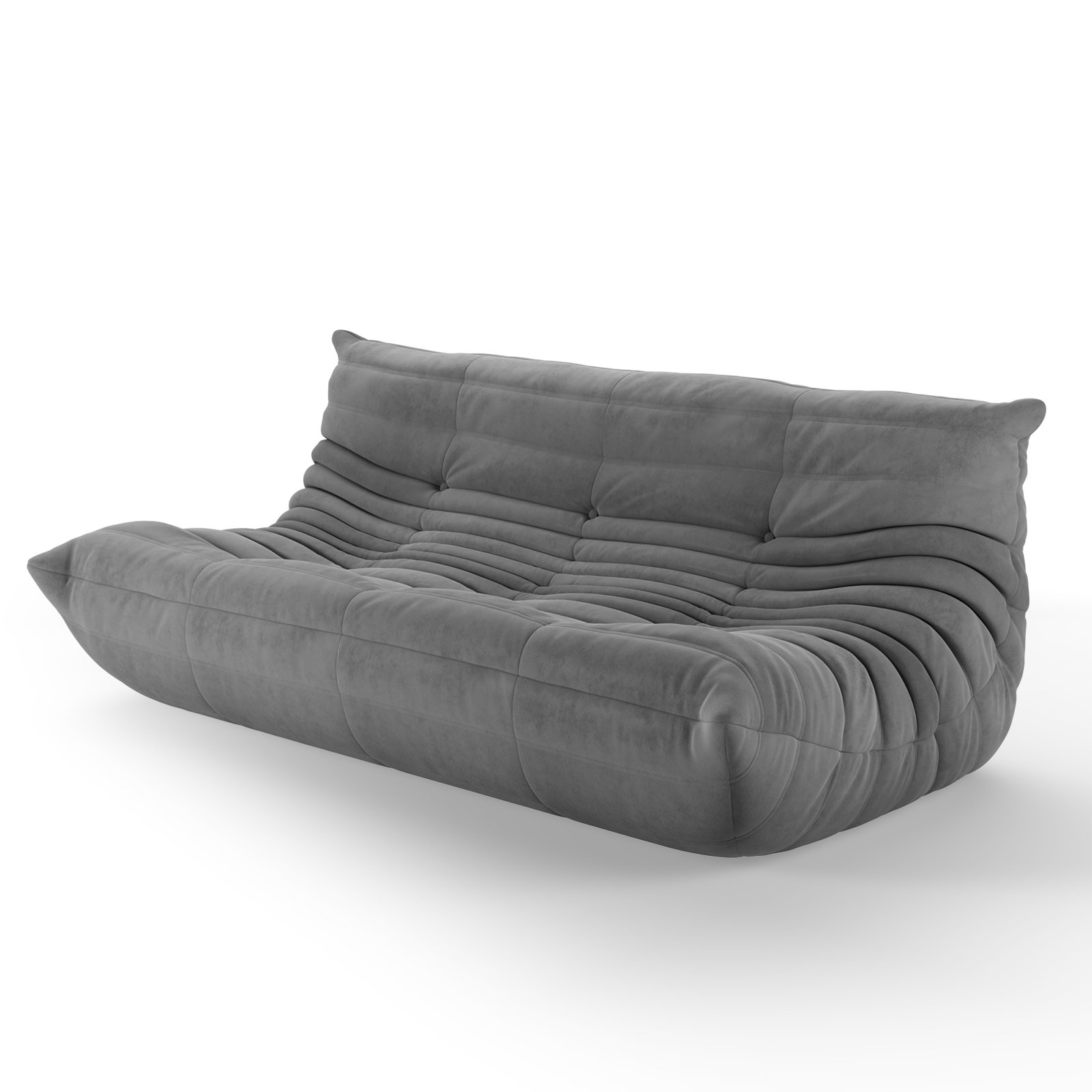 Trule Armless 3Seat Togo Three Seater Large Bean Bag Sofa & Reviews