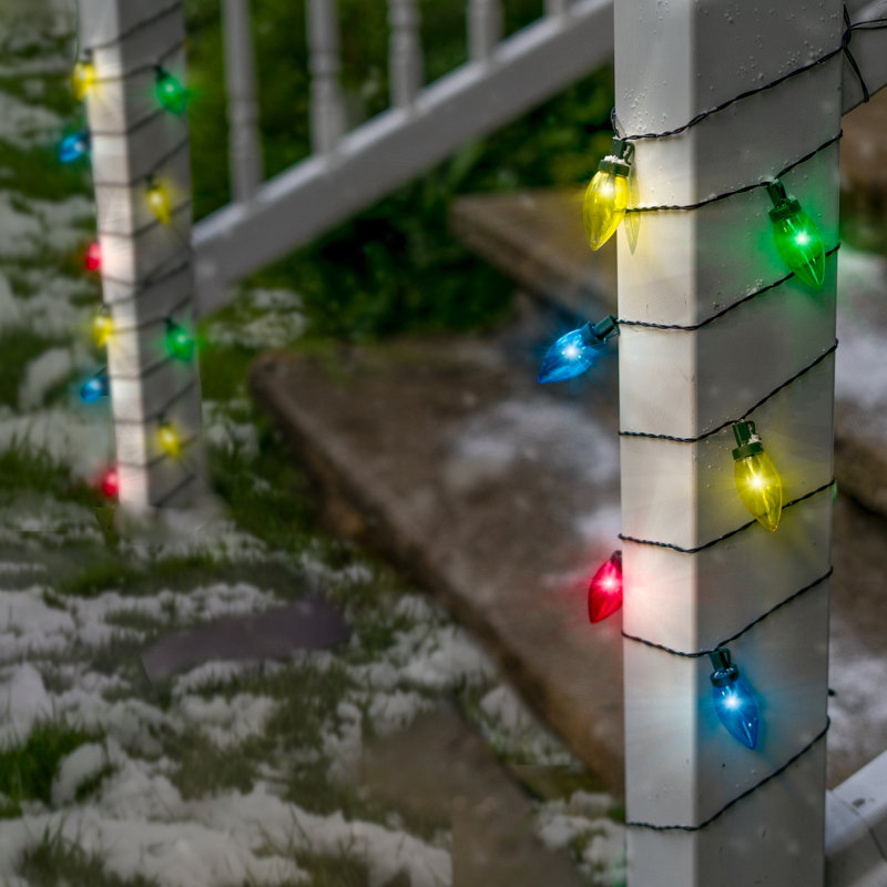 Celebrite 12 Multicoloured Bulb Solar Powered LED String Lights