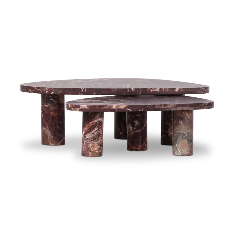 Zion Nesting Coffee Table, Merlot