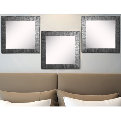 Arazeli Solid Wood Flat Wall Mirror