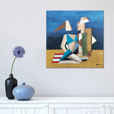 On the Beach 1 Piece Wrapped Canvas Painting