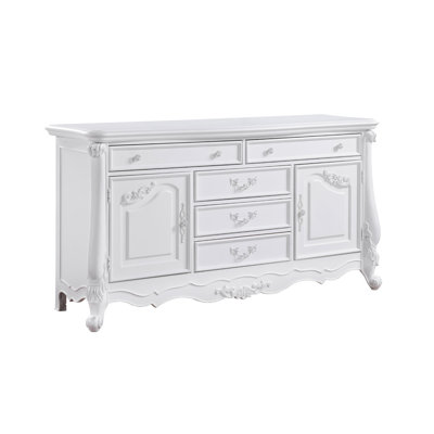 Commode à finition blanche