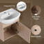 Meuble-lavabo simple avec comptoir Ballal 18