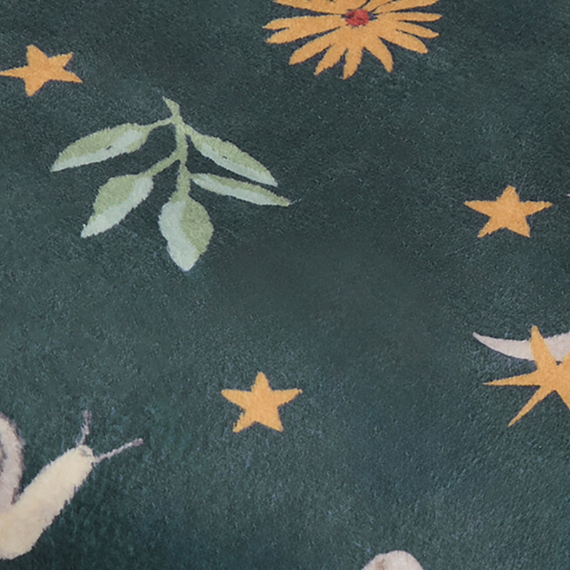 Botanical Mushrooms Floral Blanket