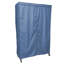 La housse de l'étagère de rangement s'adapte aux supports de couleur bleu poudré l 36 po x P 18 po x H 72 po-1418583196