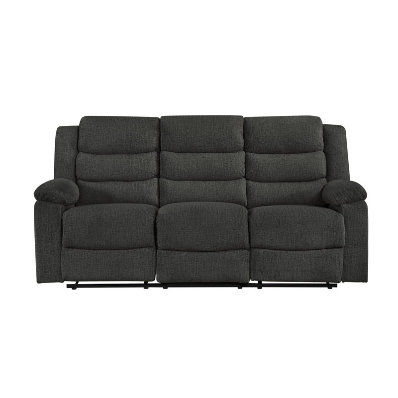 Canapé double inclinable, gris foncé, Dark Grey