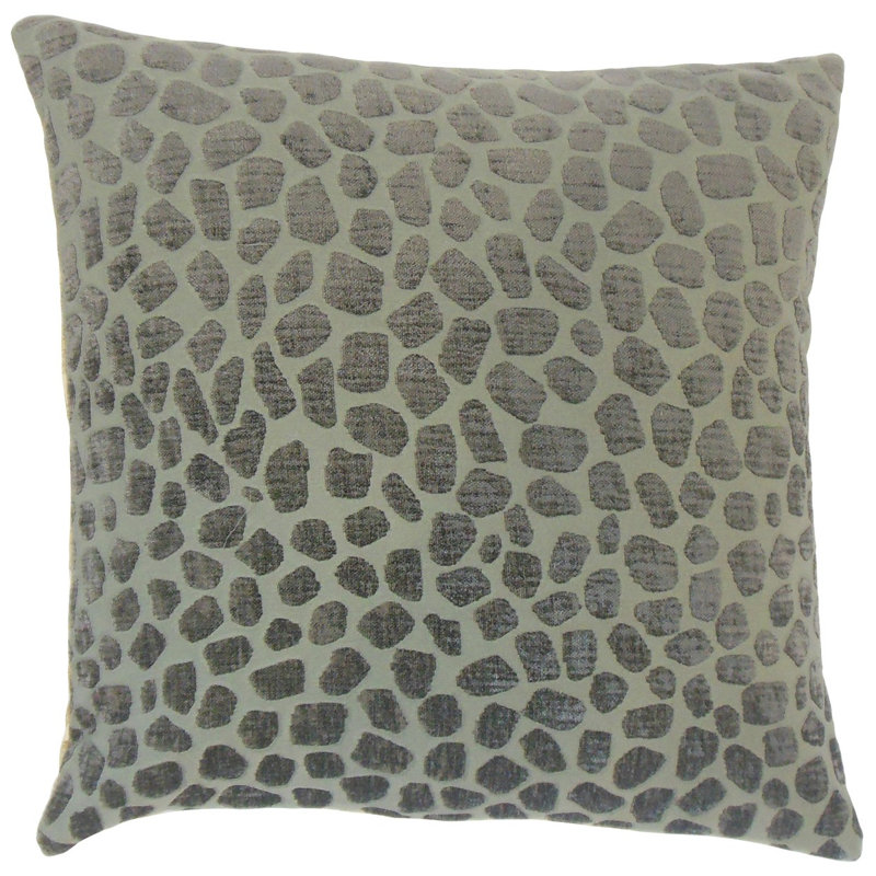 Coussin lameez, Étain, 20 po x 20 po