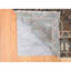 Tapis oriental en laine pure noué à la main 6 pi 8 po x 9 pi 9 po brun taupe CE8549F68C25494FB843CD584156A3DB