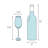 10 oz. Plastic White Wine Glass