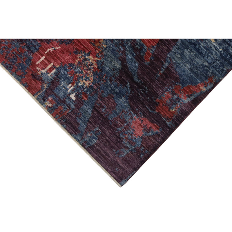 Hand Knotted Wool Area Rug